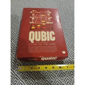Vintage 1965 Parker Brothers QUBIC 3-D Tic-Tac-Toe Game No.400